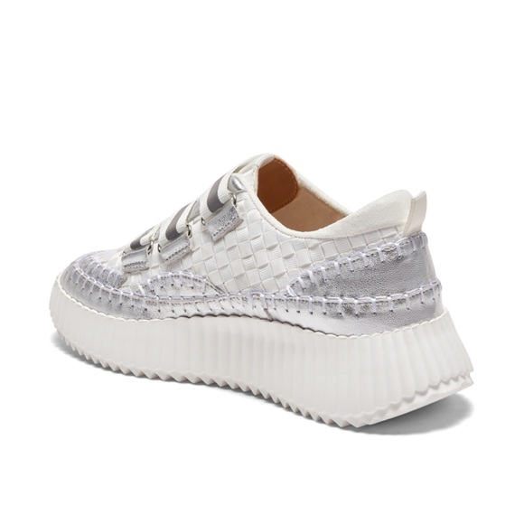 NWT Anthropologie SILENT D CIARA White Combo Sneaker - Picture 3 of 16